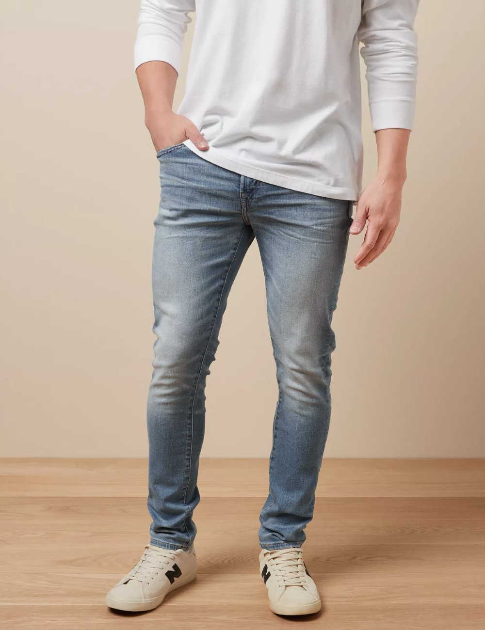 Blugi American Eagle, albastru