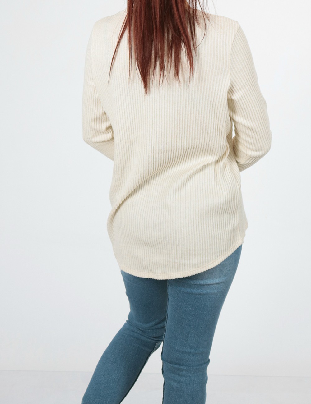 Bluza American Eagle, crem - 1 | YEO