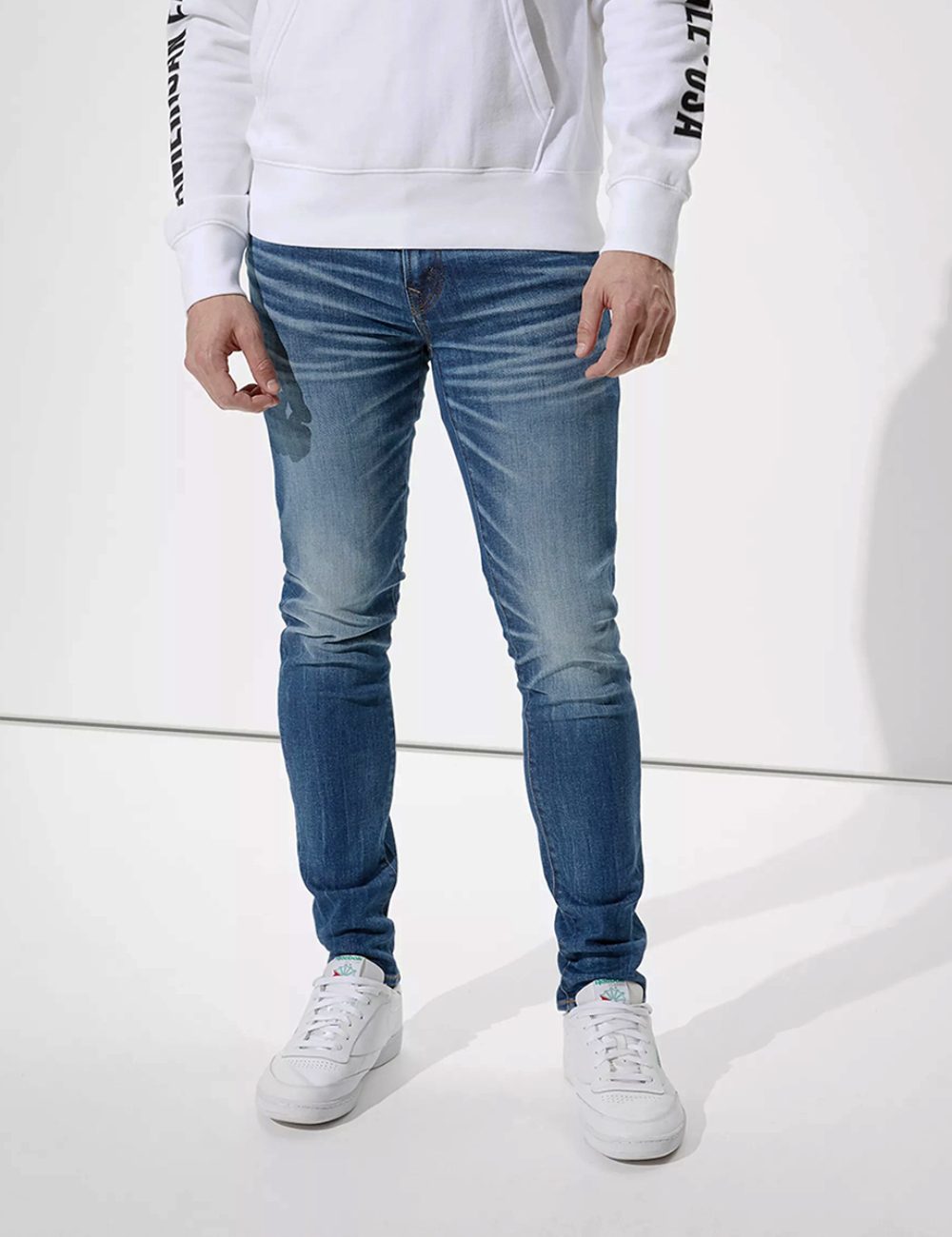 Blugi American Eagle, albastru
