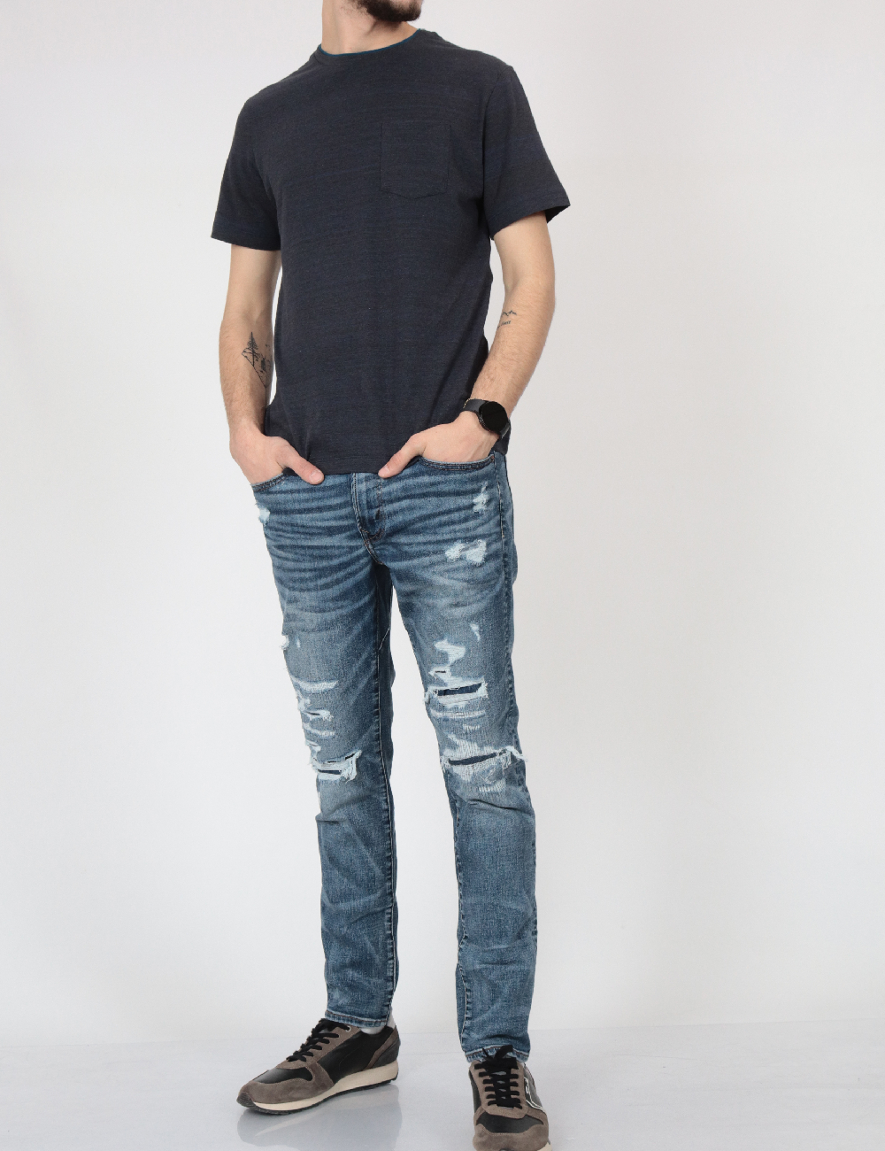 Blugi American Eagle, albastru