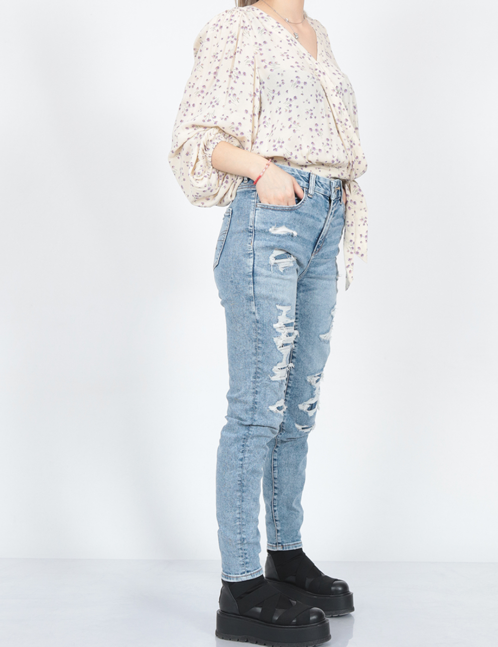 Blugi American Eagle, albastru