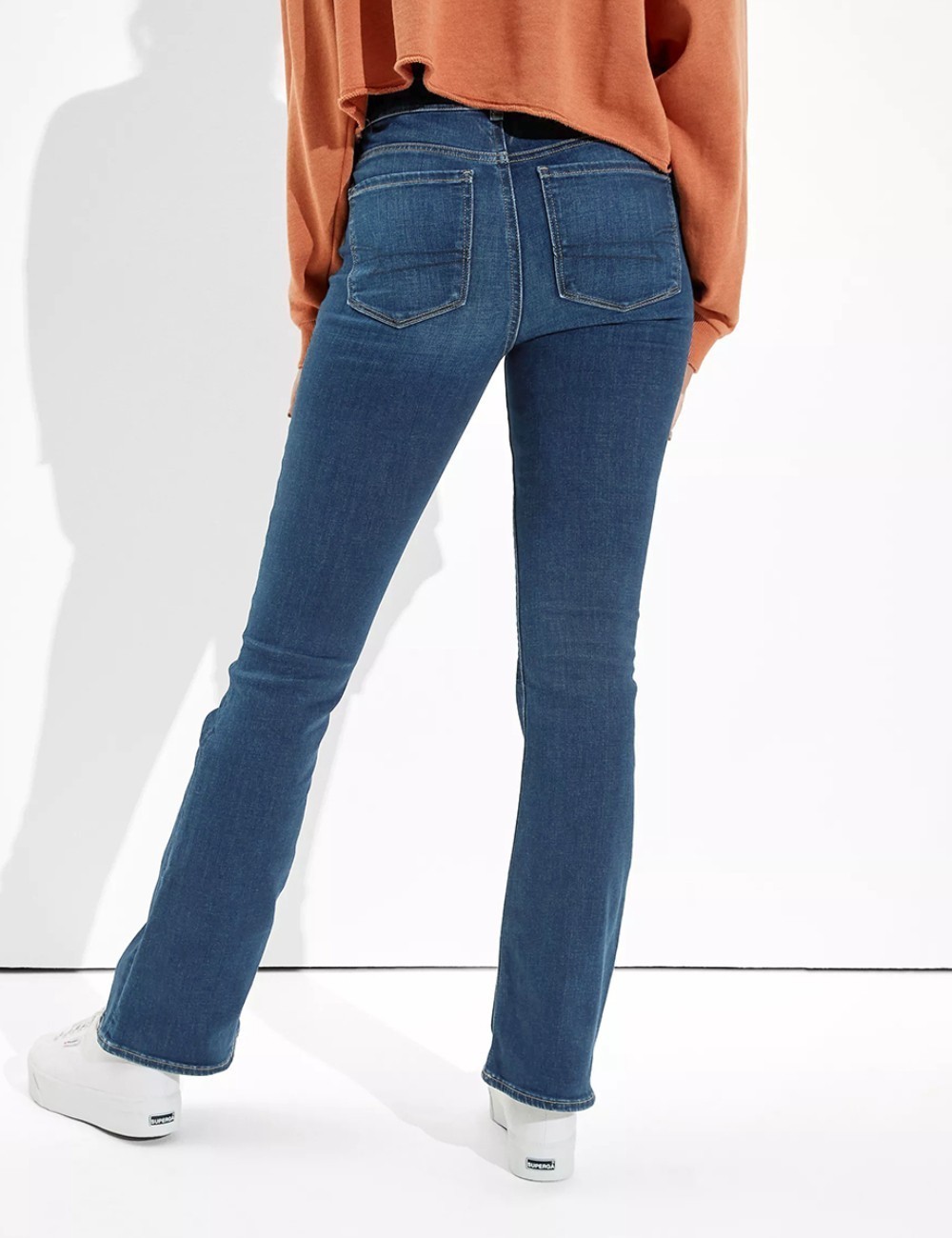 Blugi American Eagle, albastru - 1 | YEO