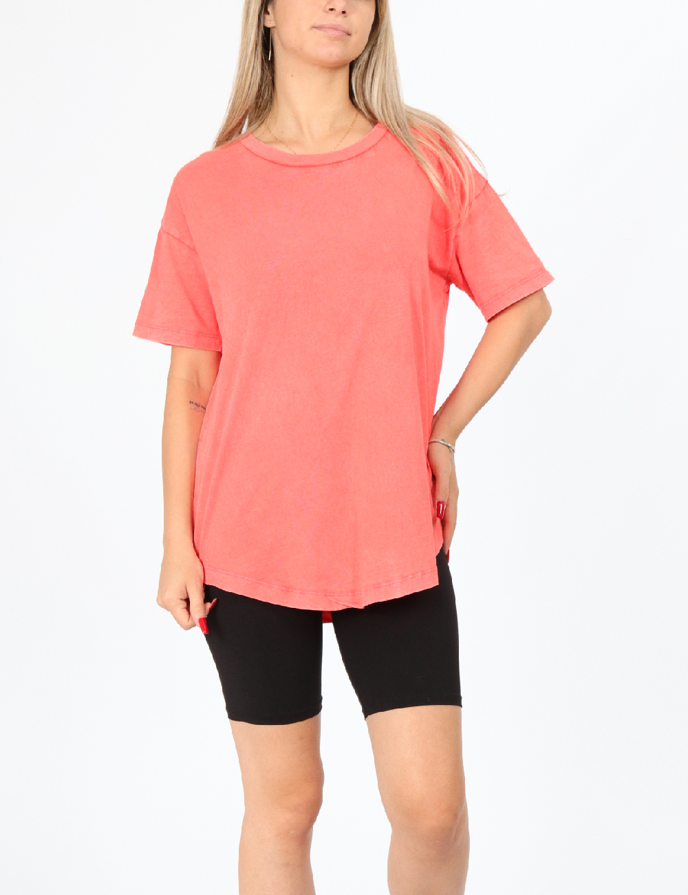 Tricou aerie, corai