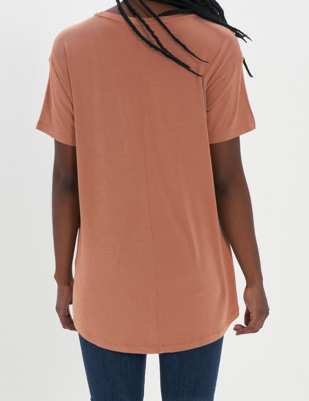 Tricou American Eagle, roz pudra inchis - 1 | YEO
