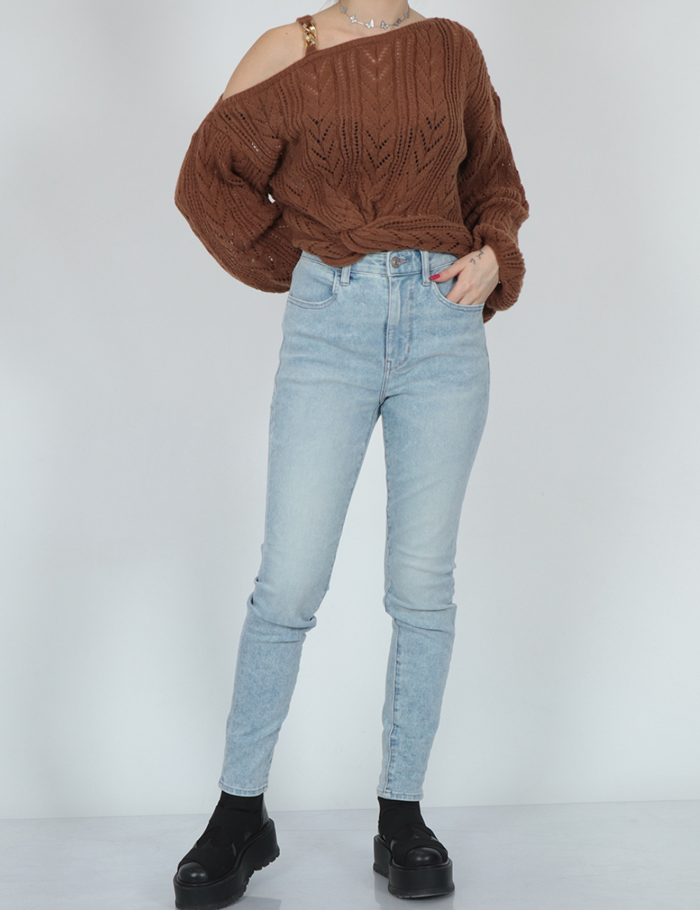 Blugi American Eagle, bleu