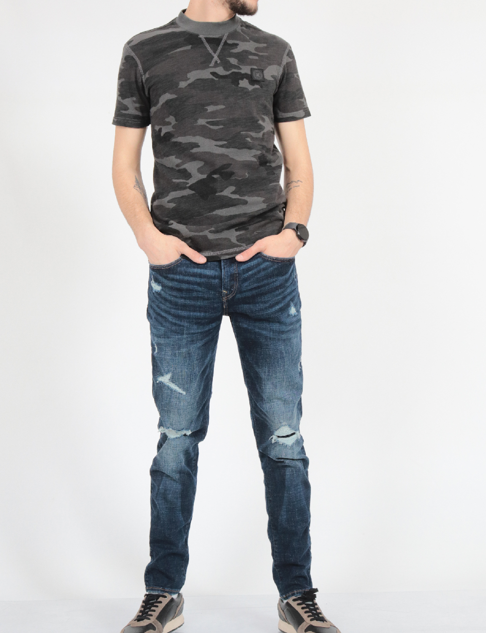 Blugi American Eagle, bleumarin