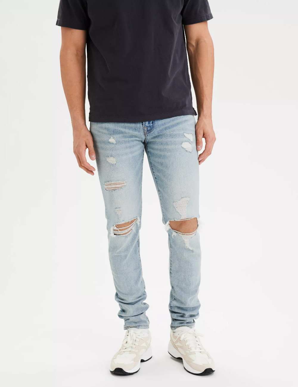 Blugi American Eagle, bleu