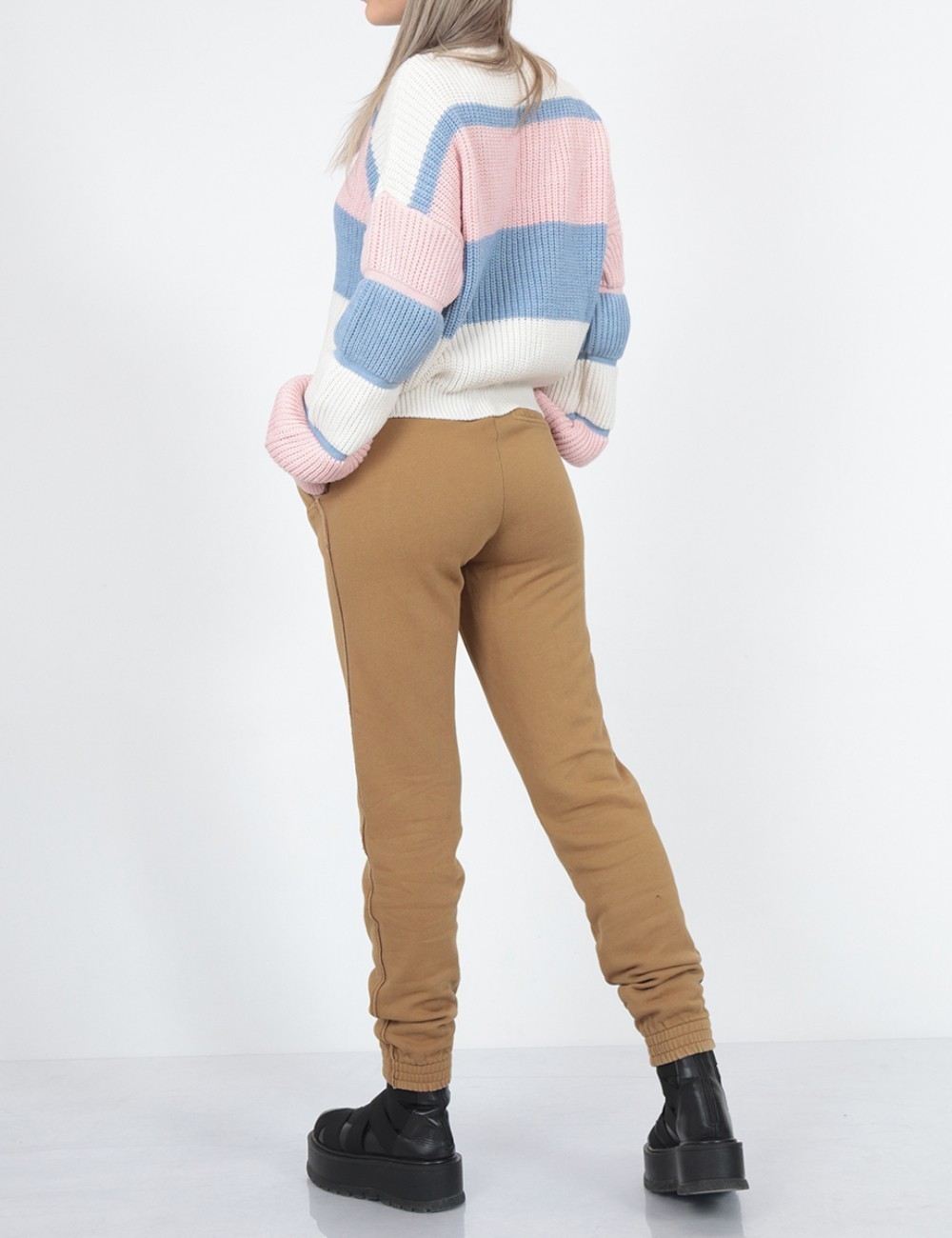 Pantaloni Aerie, maro - 1 | YEO