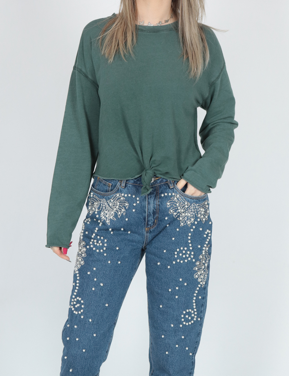 Bluza Aerie, verde