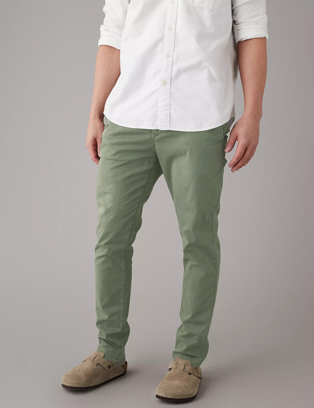 Pantaloni American Eagle, verde