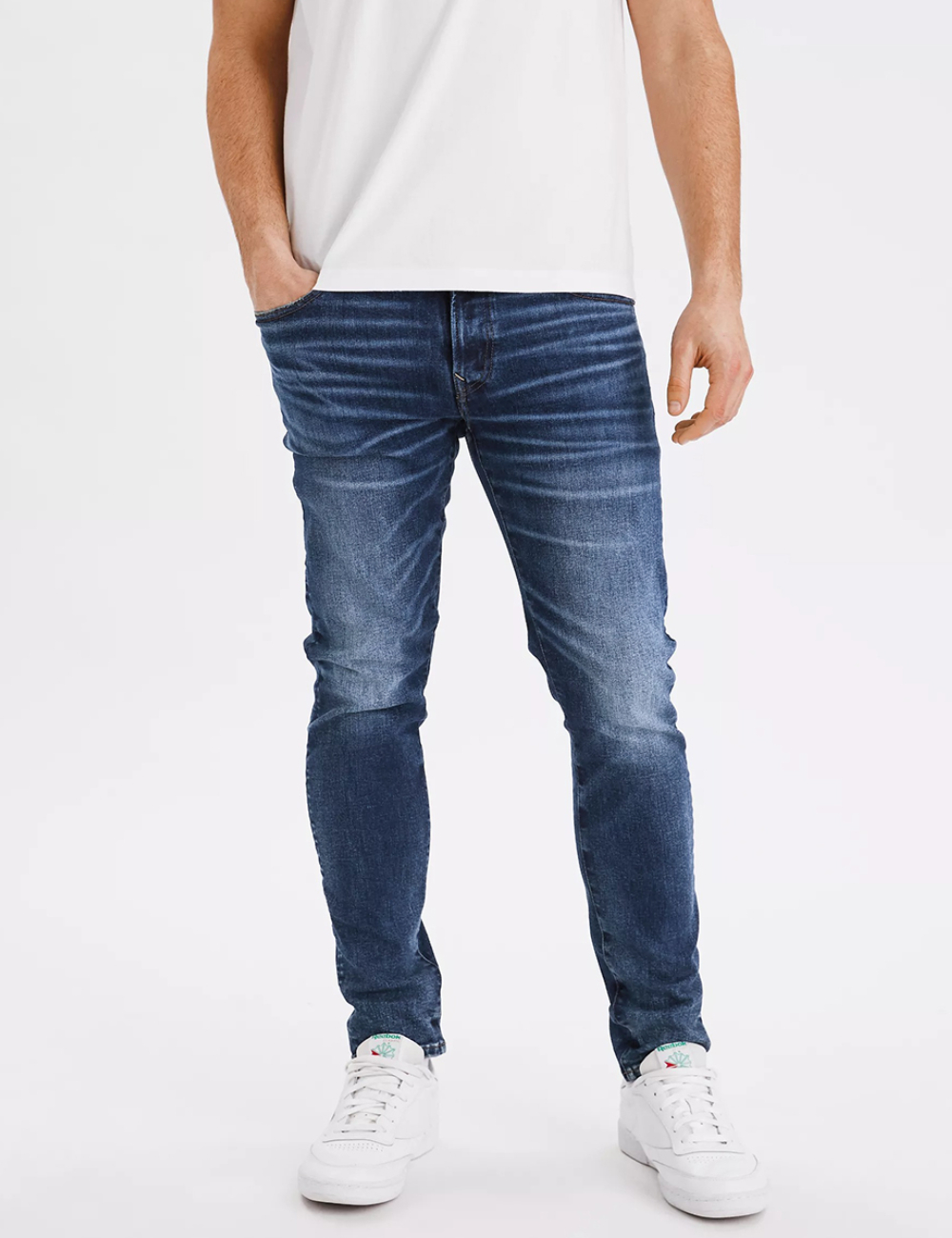 Blugi American Eagle, bleumarin