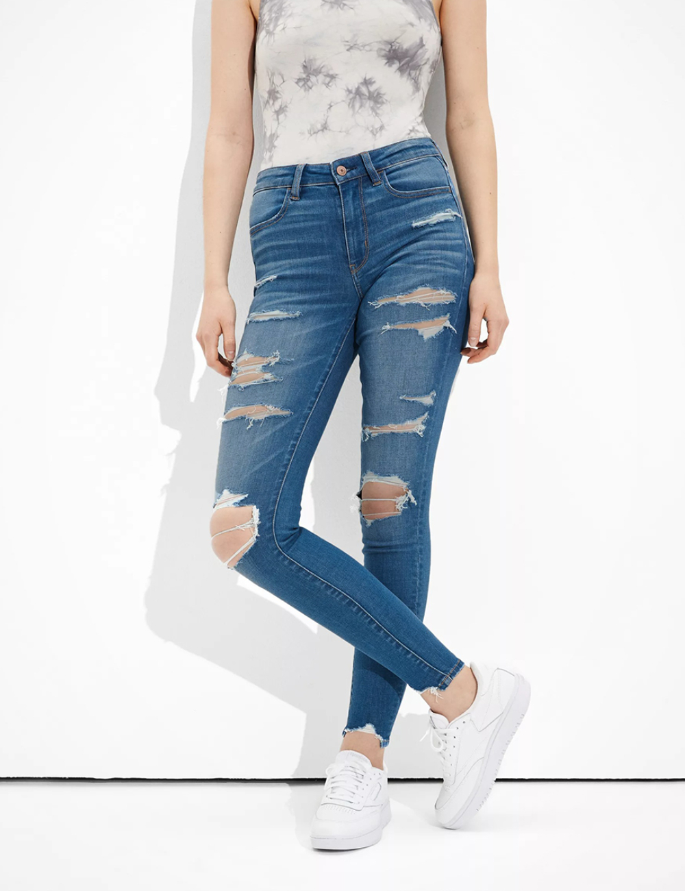 Blugi American Eagle, albastru
