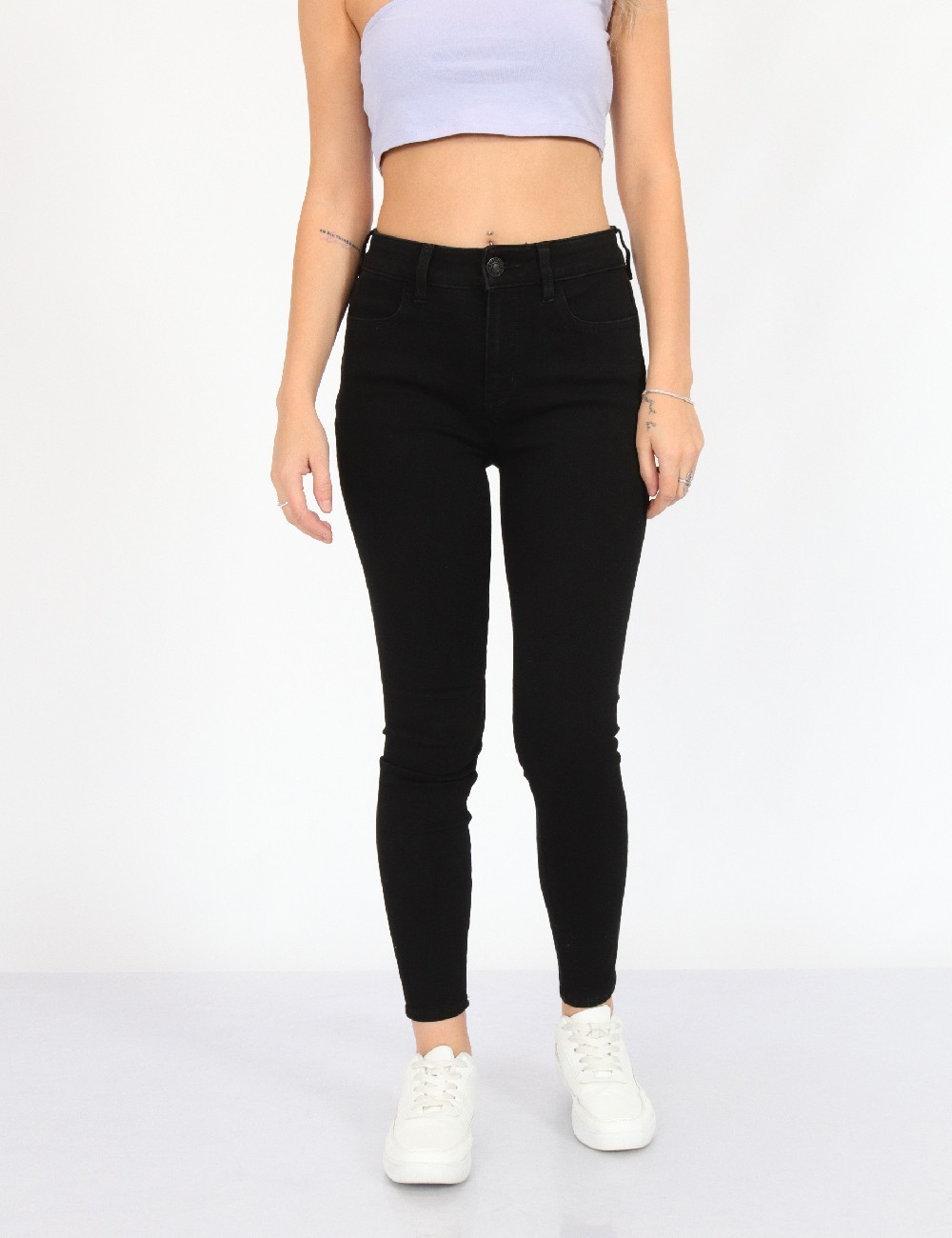 Blugi American Eagle, negru - 1 | YEO
