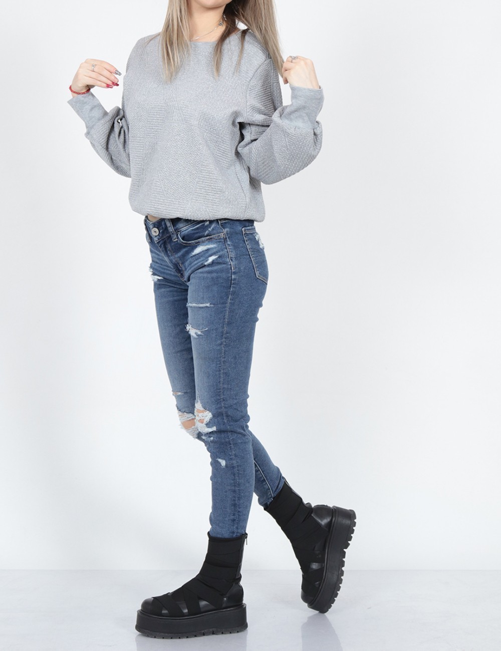 Blugi American Eagle, albastru