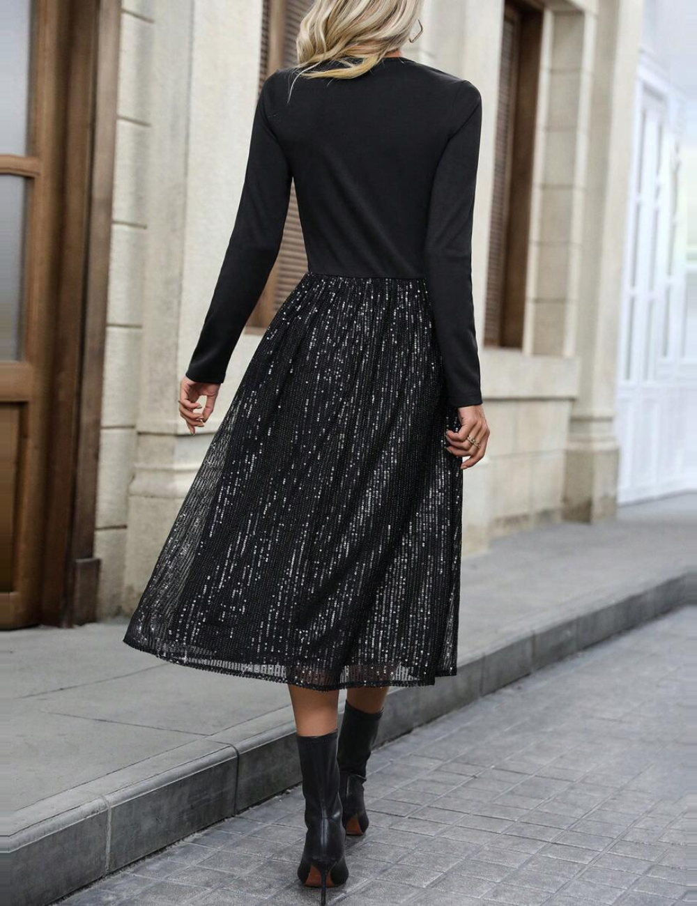 Rochie medie SHEIN, negru - 1 | YEO