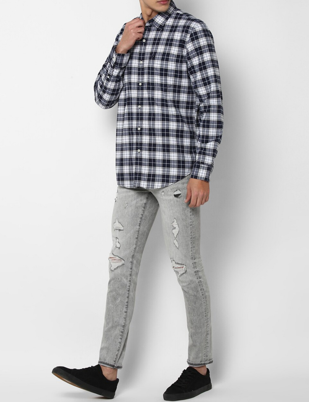 Camasa American Eagle, bleumarin