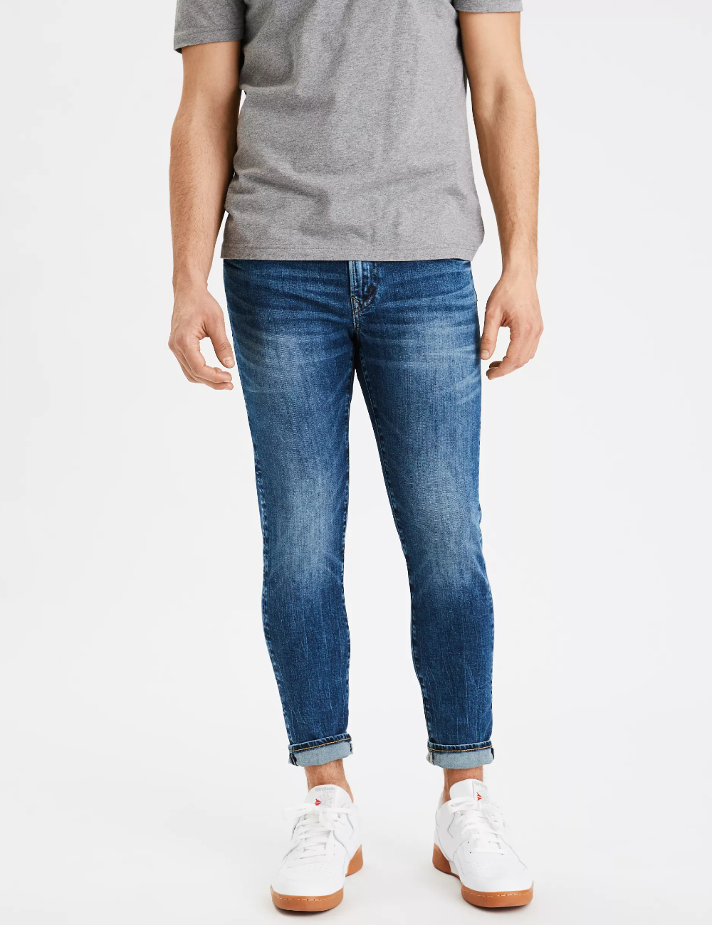 Blugi American Eagle, albastru