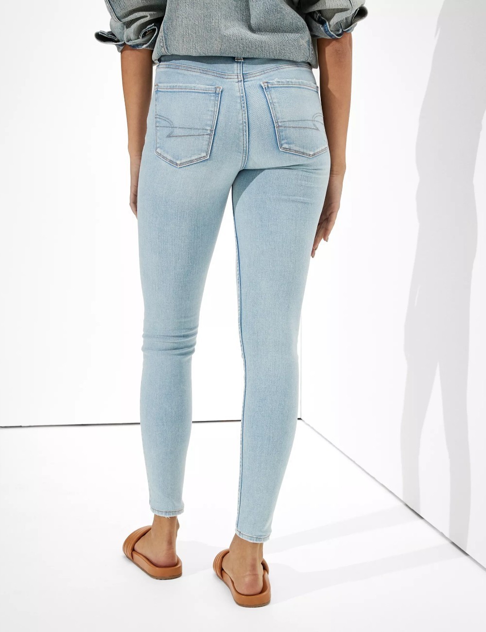 Blugi American Eagle, bleu - 1 | YEO