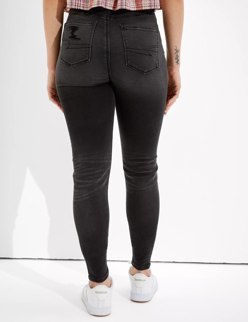 Blugi American Eagle, negru - 1 | YEO