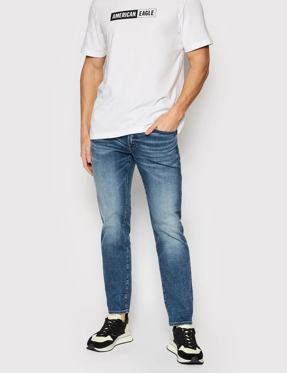 Blugi American Eagle, albastru
