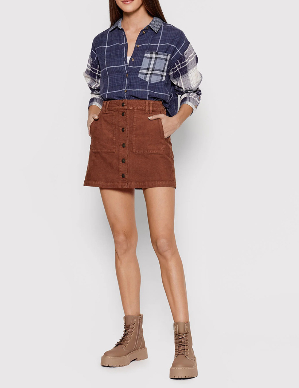 Fusta American Eagle, maro
