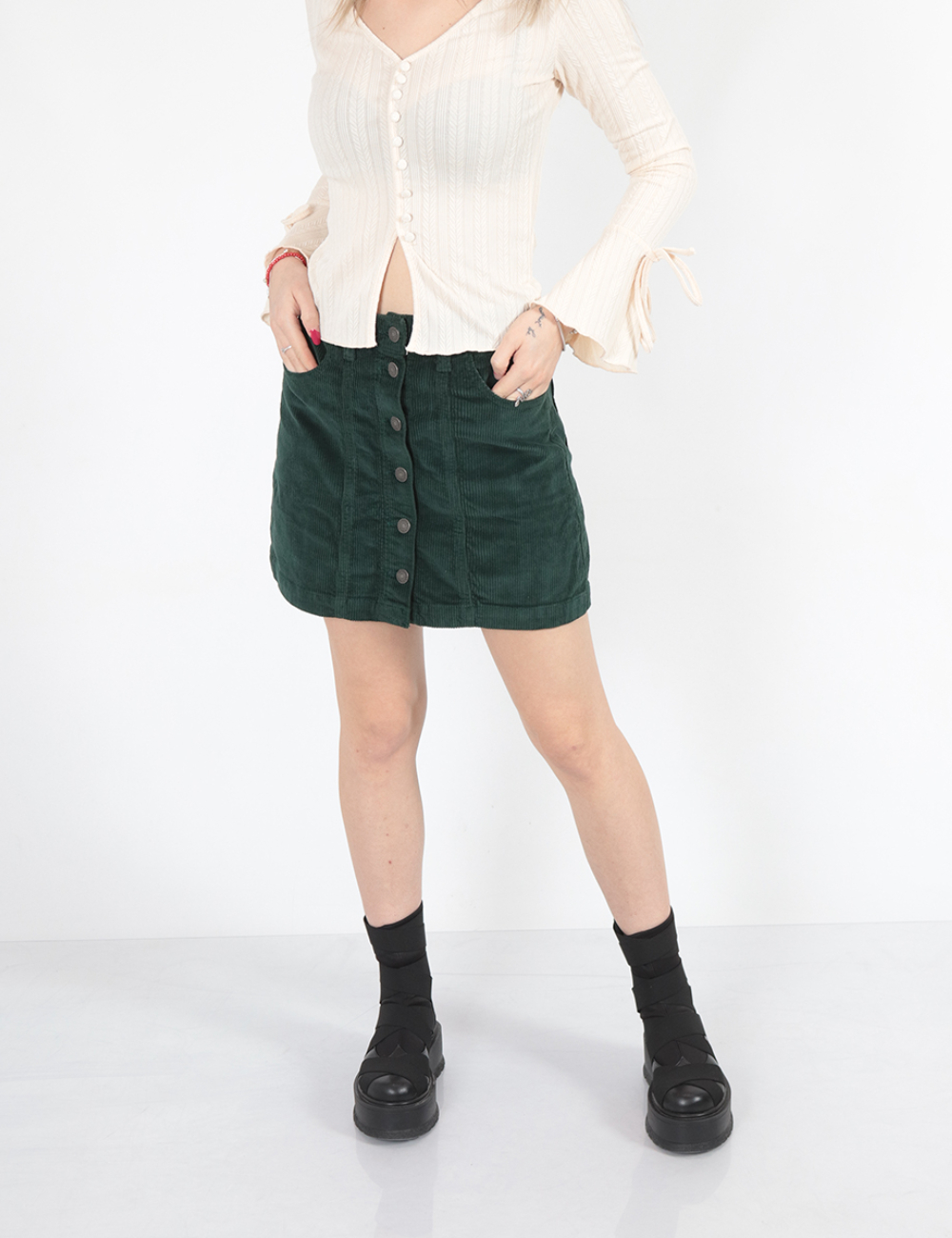 Fusta American Eagle, verde