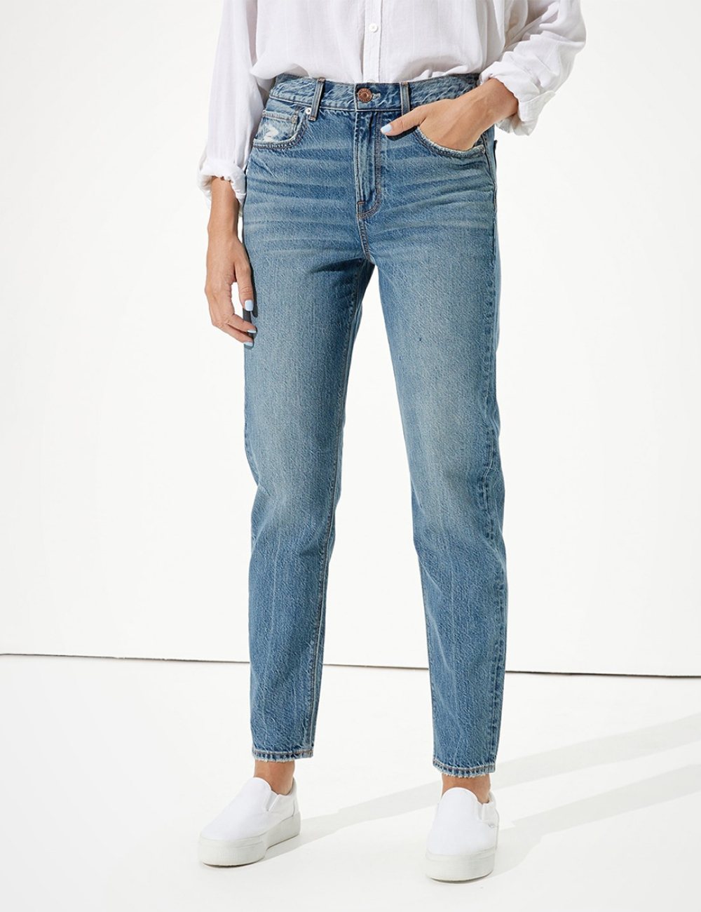 Blugi American Eagle, albastru