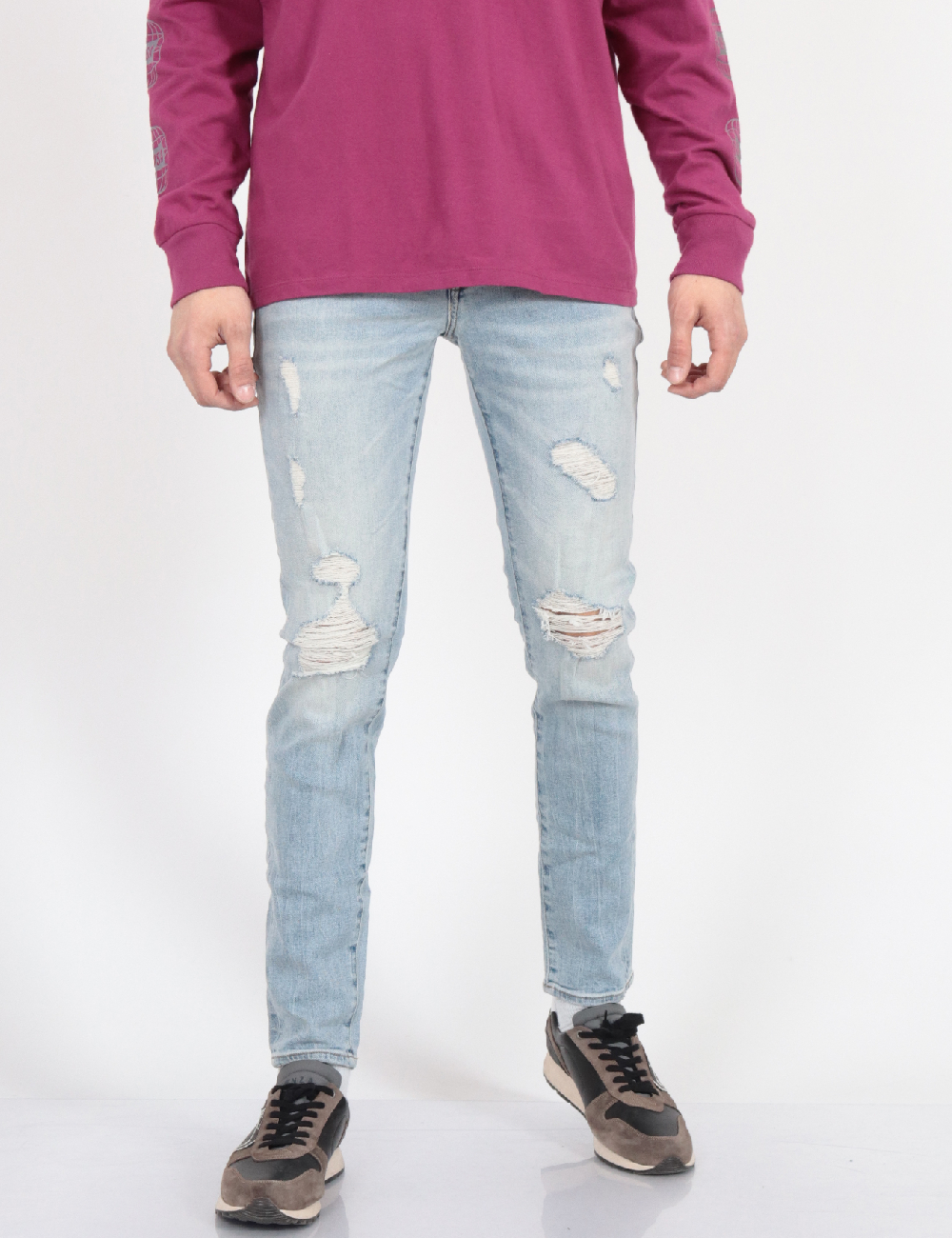 Blugi American Eagle, bleu