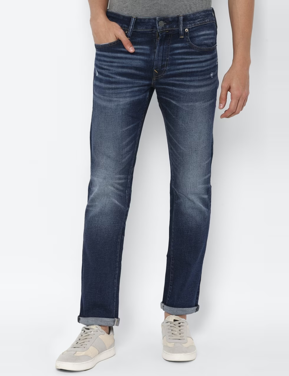 Blugi American Eagle, bleumarin