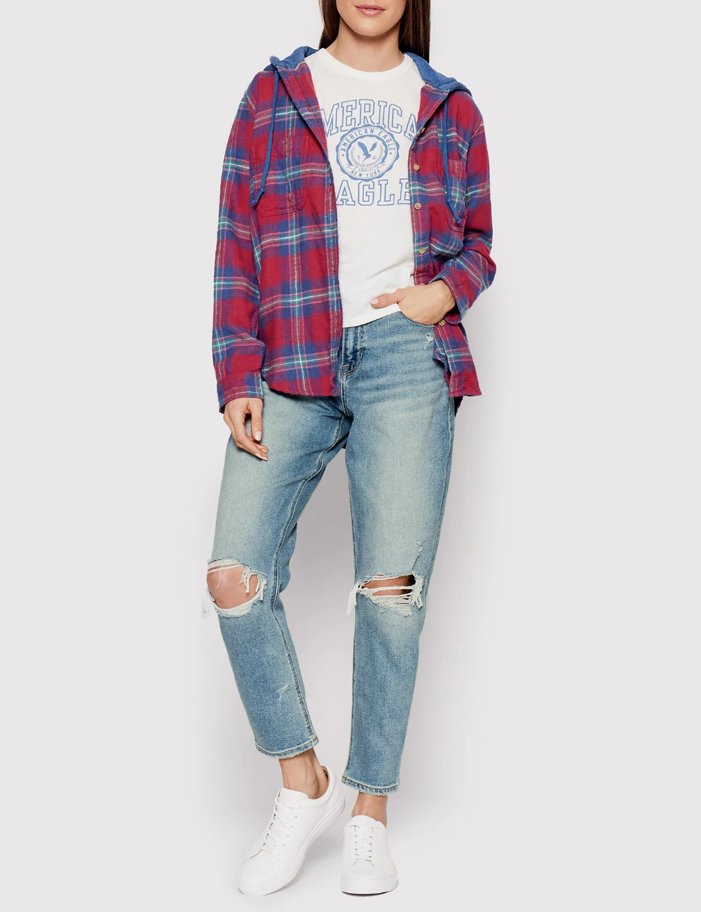 Blugi American Eagle, albastru