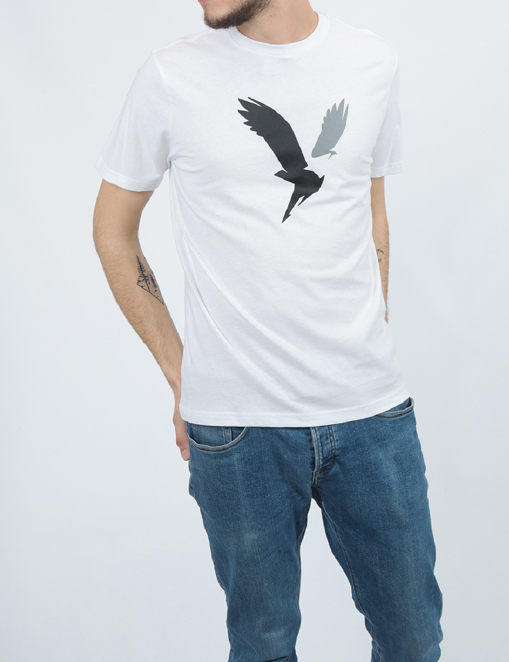 Tricou American Eagle, alb