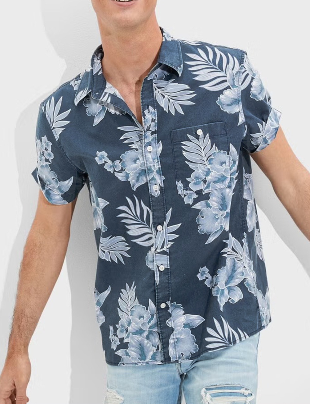 Camasa American Eagle, bleumarin