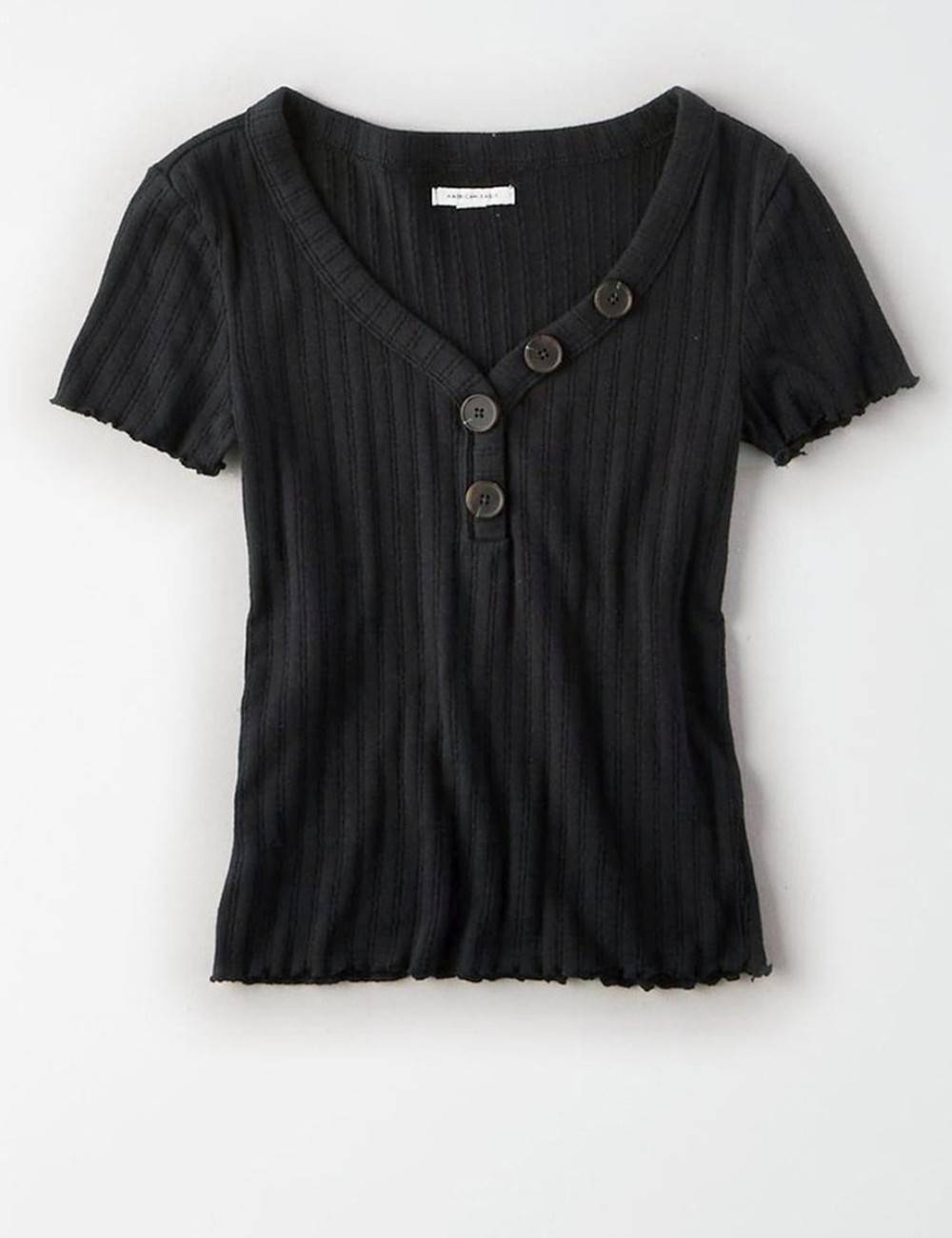 Tricou American Eagle, negru - 1 | YEO