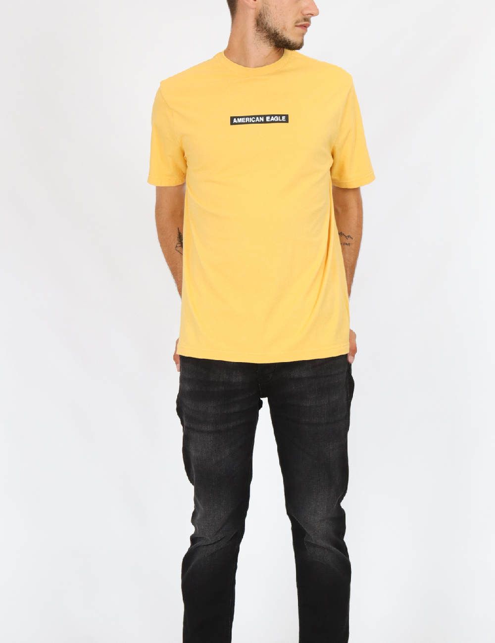 Tricou American Eagle, galben
