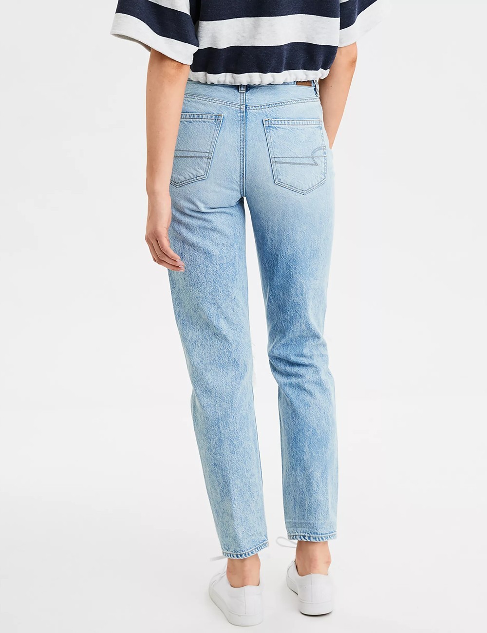Blugi American Eagle, albastru - 1 | YEO