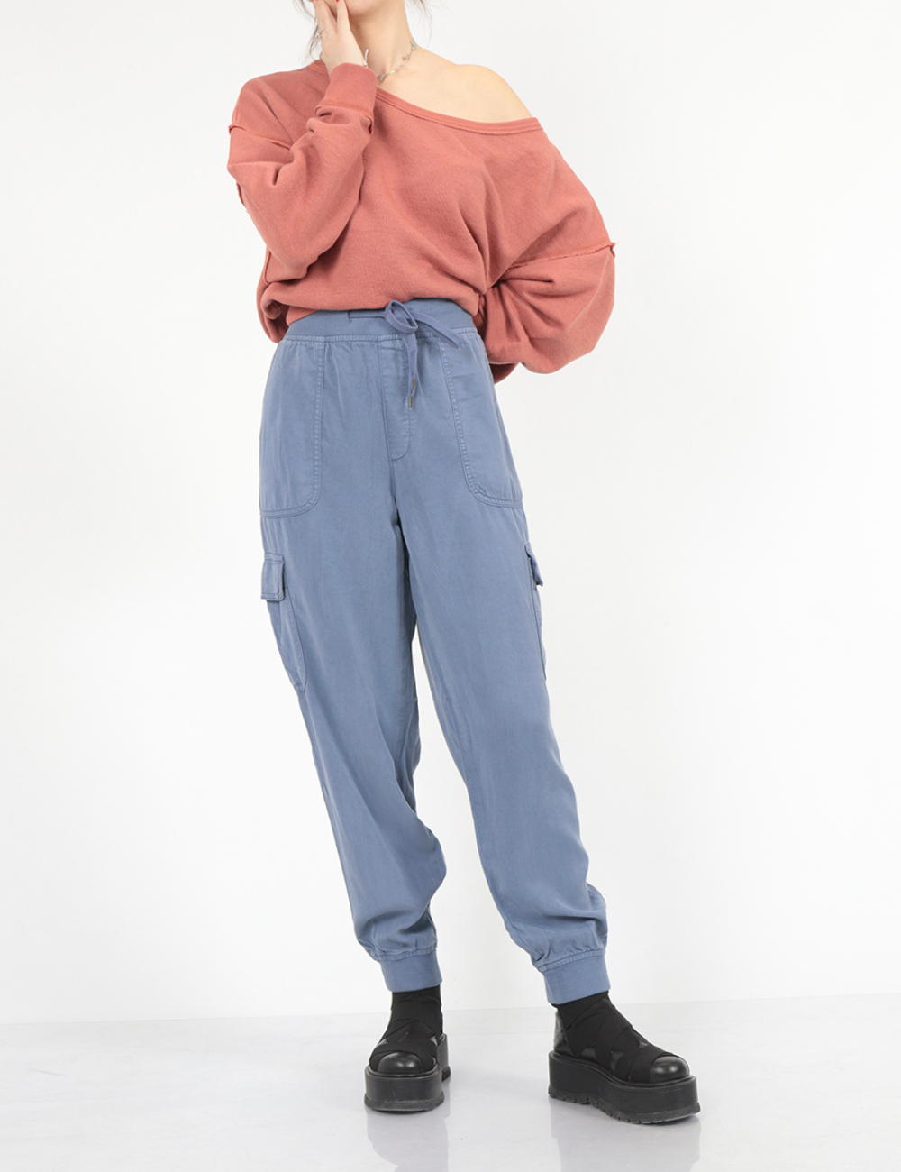 Pantaloni American Eagle, albastru