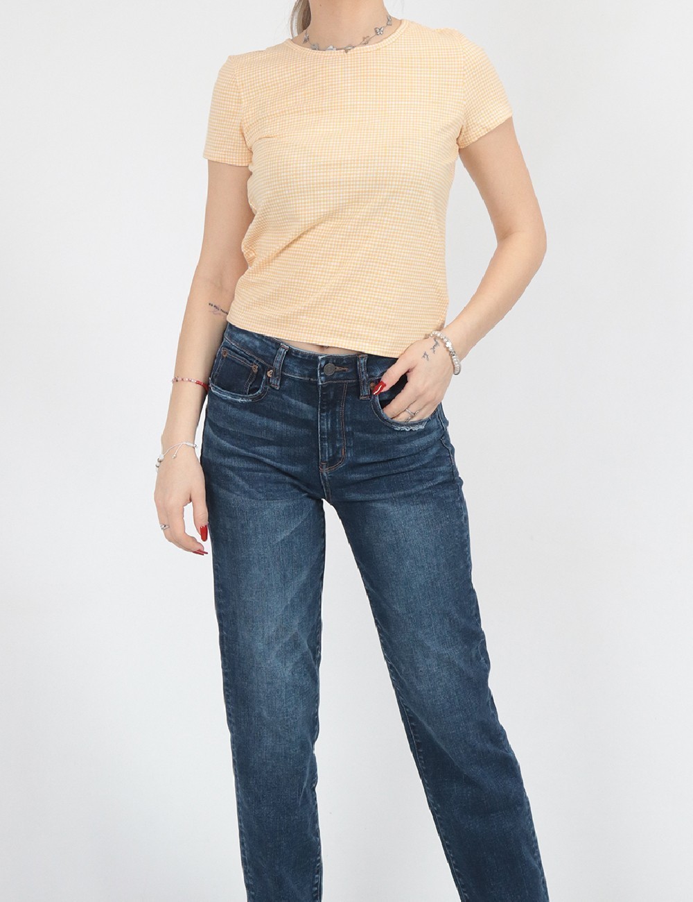 Tricou American Eagle, galben - 1 | YEO