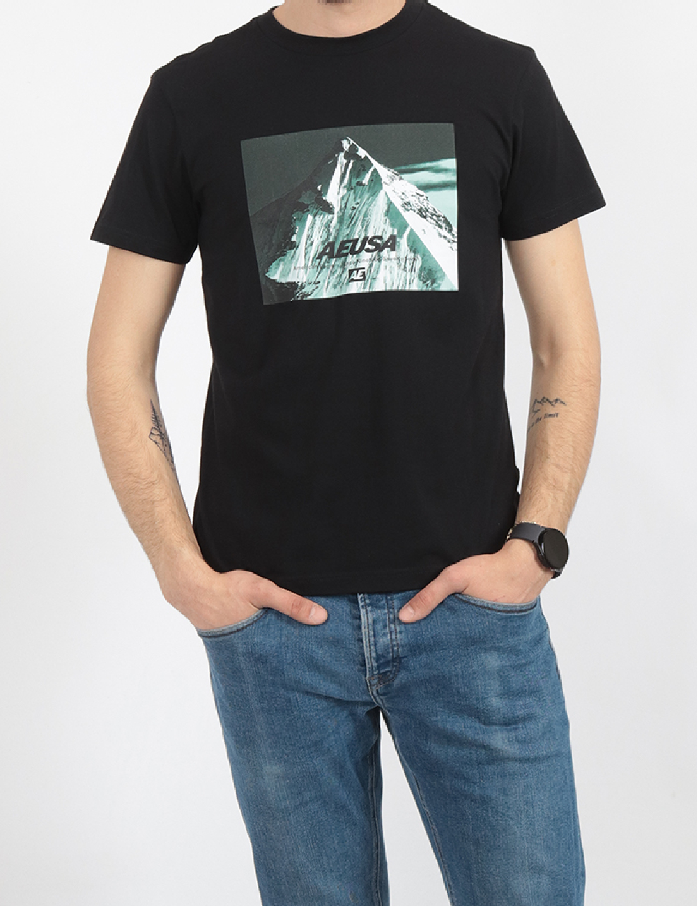 Tricou American Eagle, negru