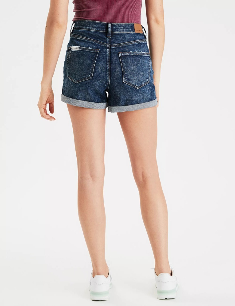 Pantaloni scurti American Eagle, bleumarin - 1 | YEO