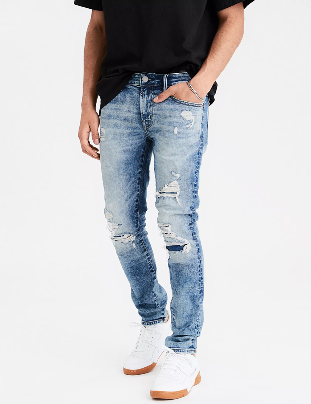 Blugi American Eagle, albastru