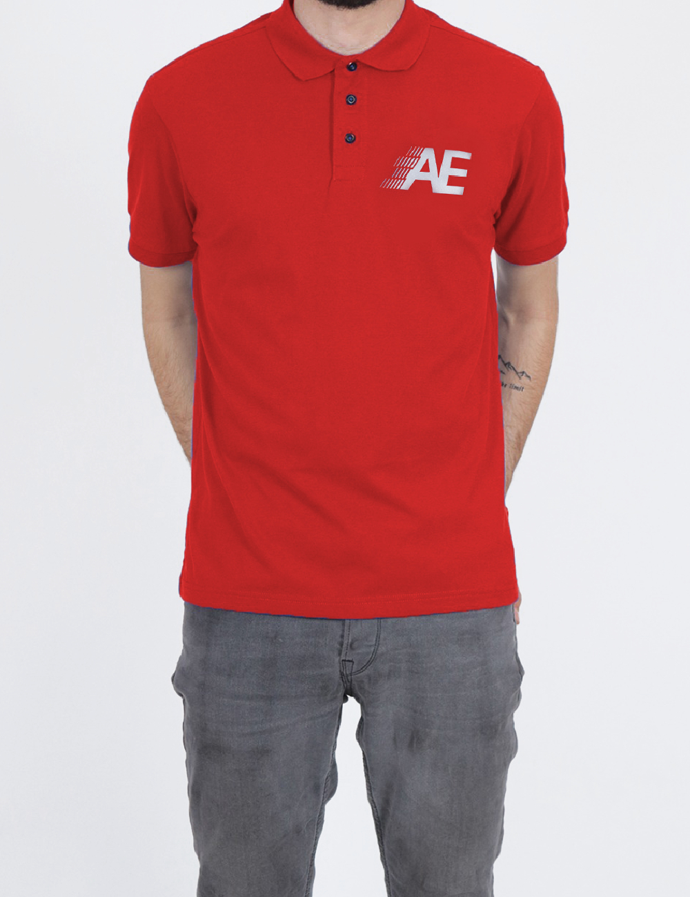 Tricou Oversize American Eagle, rosu