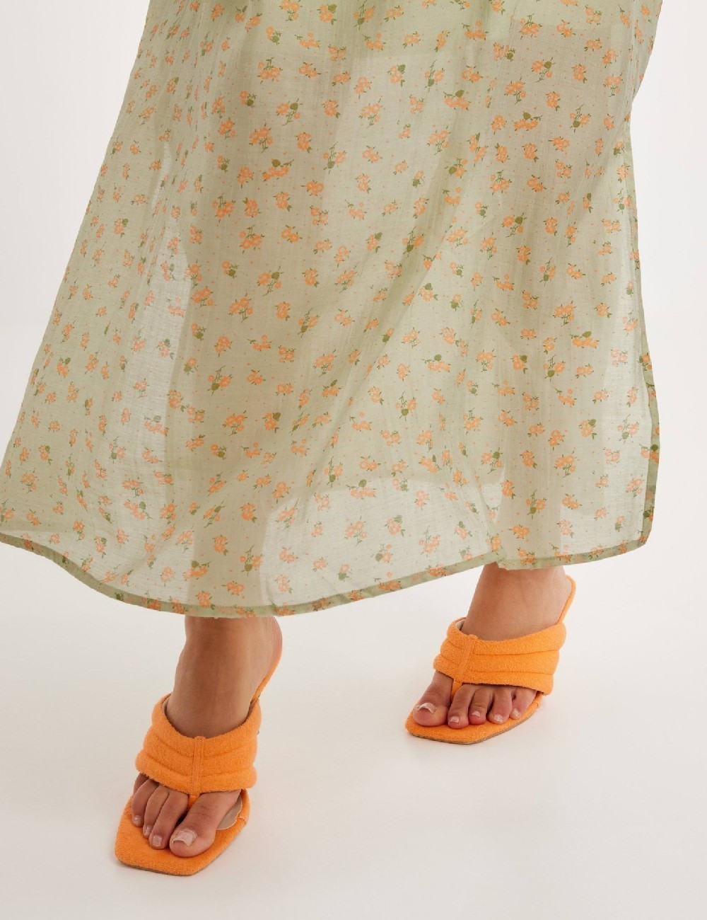 Rochie lunga Object, verde - 1 | YEO