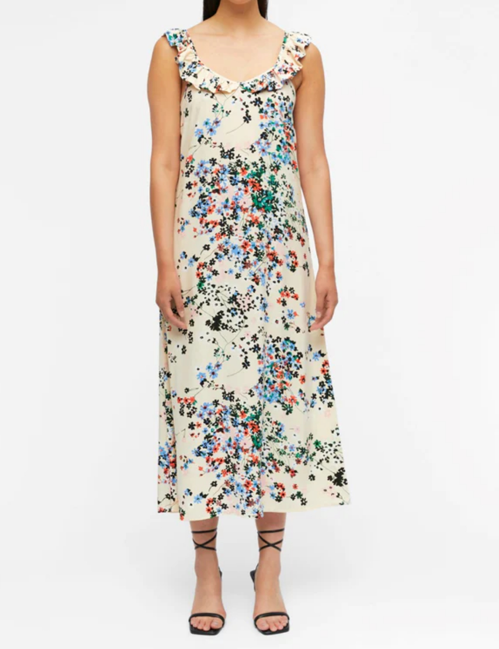 Rochie lunga Object, crem