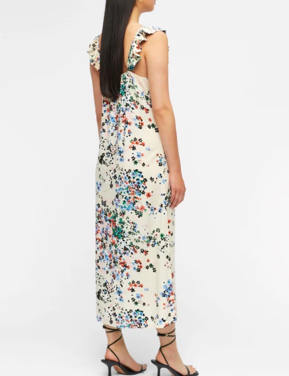 Rochie lunga Object, crem - 1 | YEO