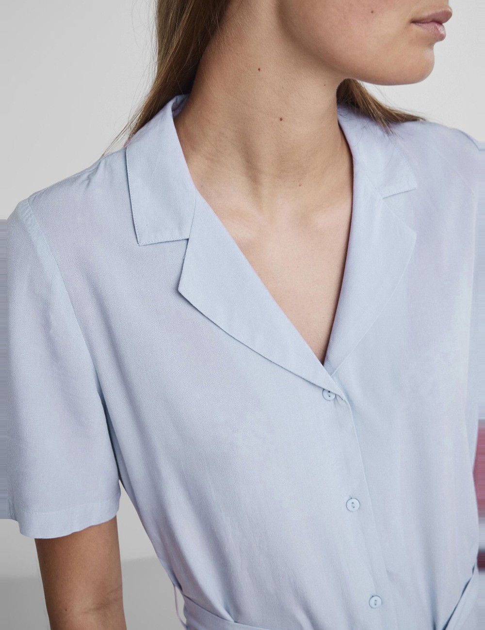 Rochie scurta Pieces, bleu - 1 | YEO