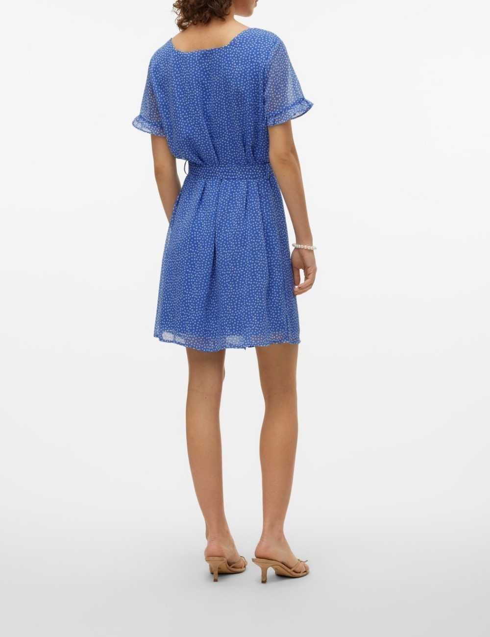 Rochie scurta Vero Moda Curve, albastru - 1 | YEO