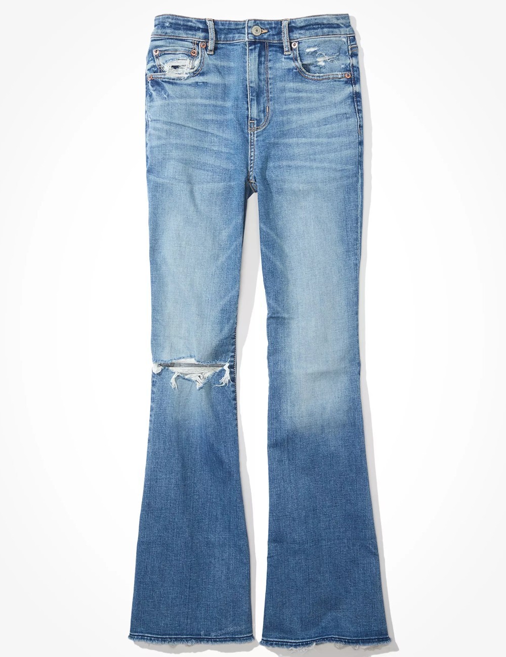 Blugi American Eagle, albastru - 1 | YEO
