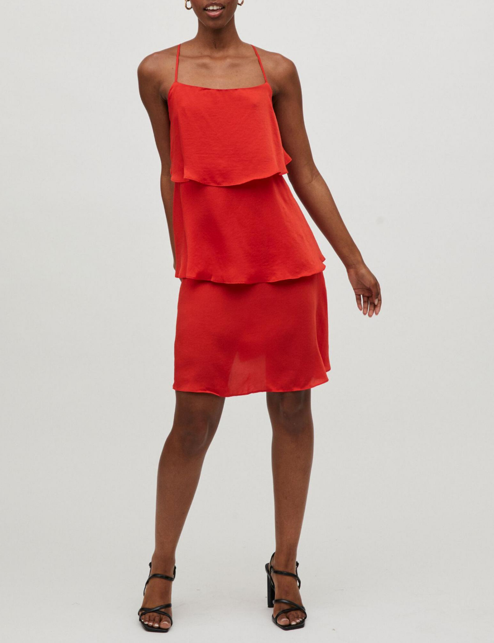 Rochie scurta Vila, rosu