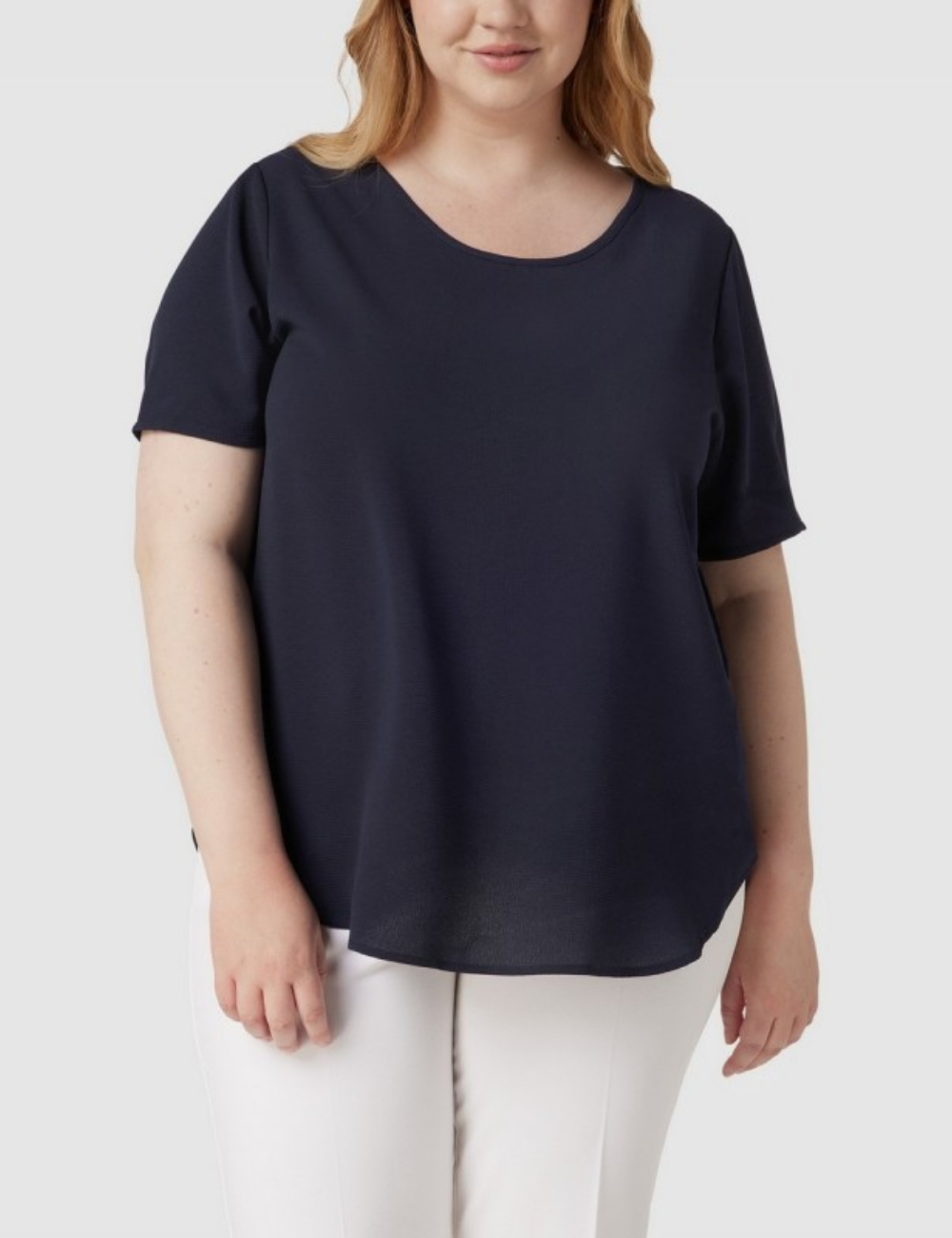 Bluza Only Carmakoma, bleumarin