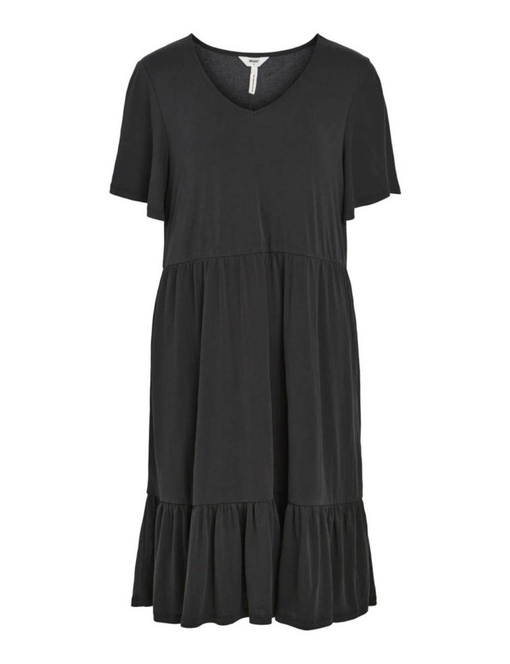 Rochie medie Object, negru - 1 | YEO